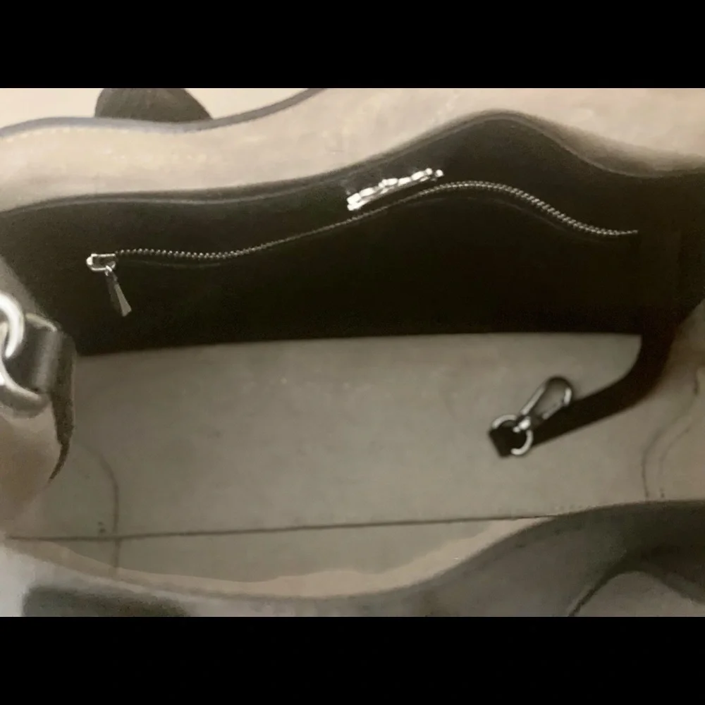 Longchamp 'Roseau' Leather Shoulder Tote Handbag, Black - Picture 8 of 8